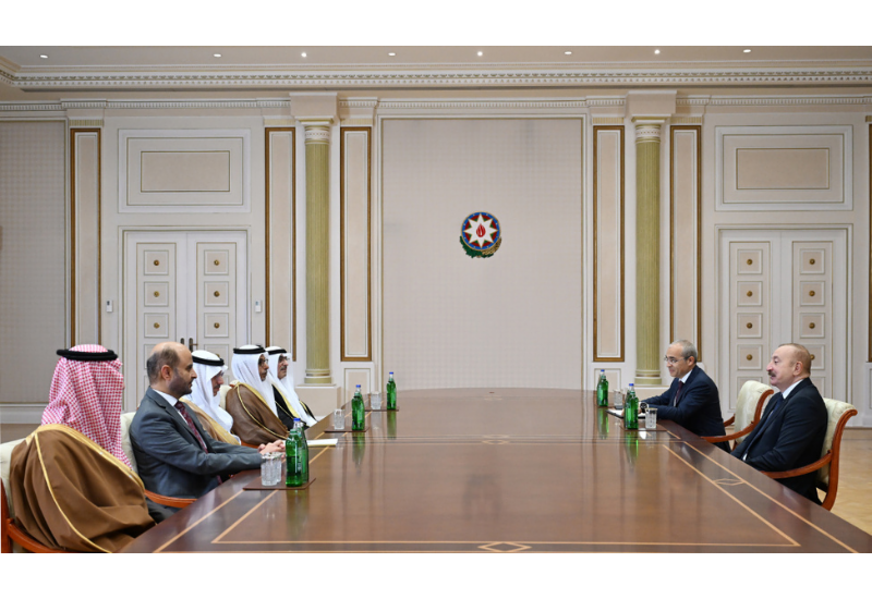 Президент Ильхам Алиев принял делегацию руководителей организаций-членов Арабской координационной группы