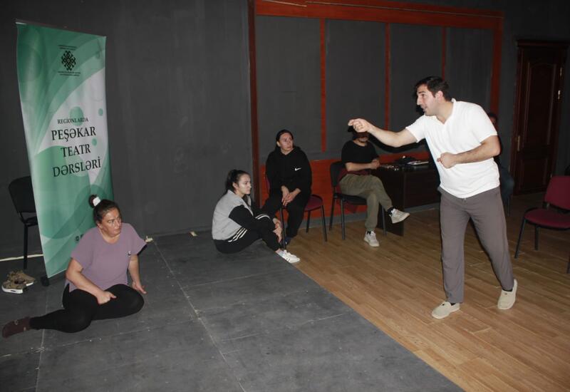 В Физулинском драмтеатре прошли мастер-классы по сценическому искусству