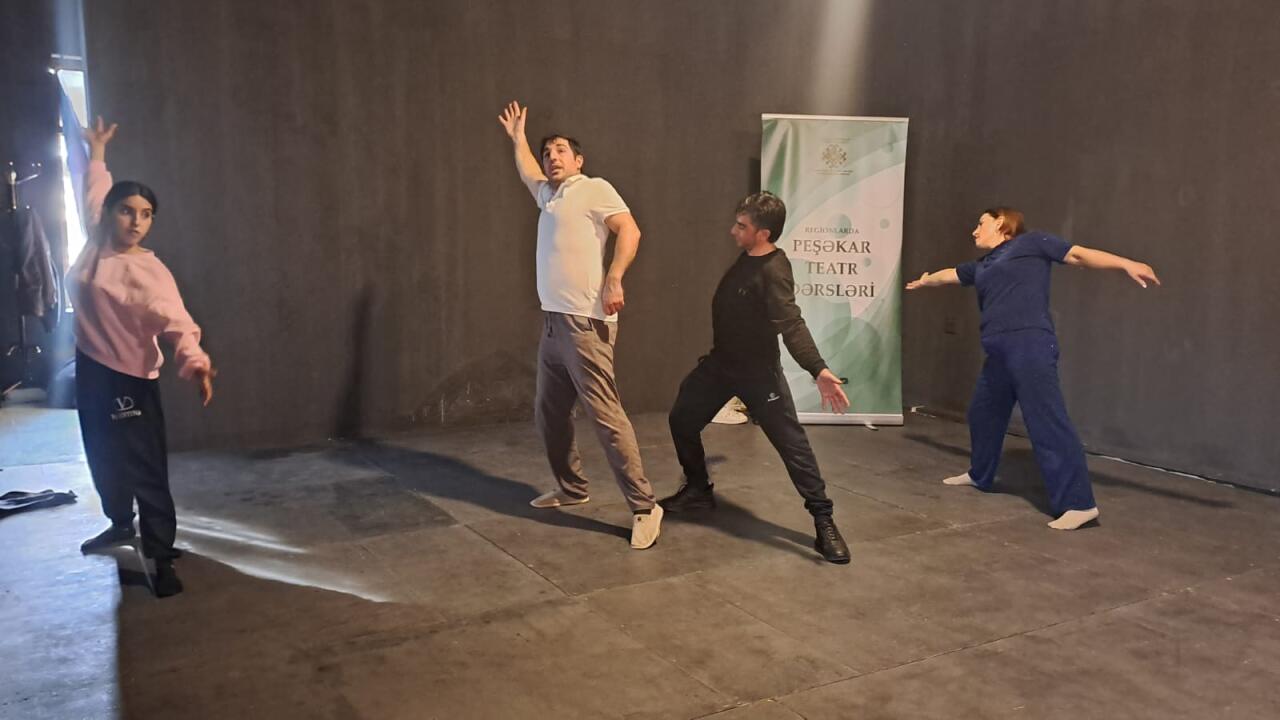 В Физулинском драмтеатре прошли мастер-классы по сценическому искусству