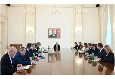 Президент Ильхам Алиев принял делегацию НАТО - ФОТО - ВИДЕО