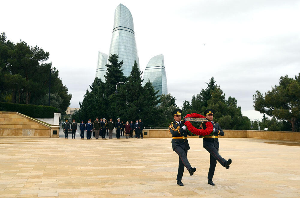 Делегация Национальной гвардии штата Оклахома США находится в Азербайджане