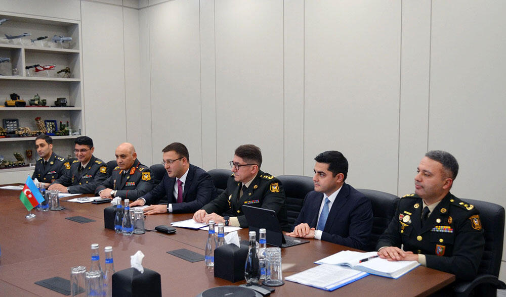 Делегация Национальной гвардии штата Оклахома США находится в Азербайджане