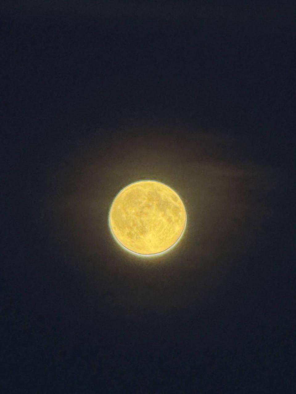 Жители земли увидели "Бобровую" Луну