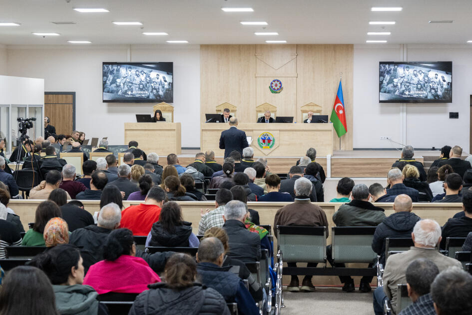 Məhkəmədə Arayik Harutyunla, Levon Mnatsakanyanla, Bako Sahakyanla, David Manukyanla və Arkadi Qukasyanla bağlı sübutlar elan olunub