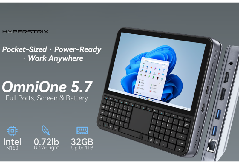 Представлен мини-ПК в формате смартфона с QWERTY-клавиатурой