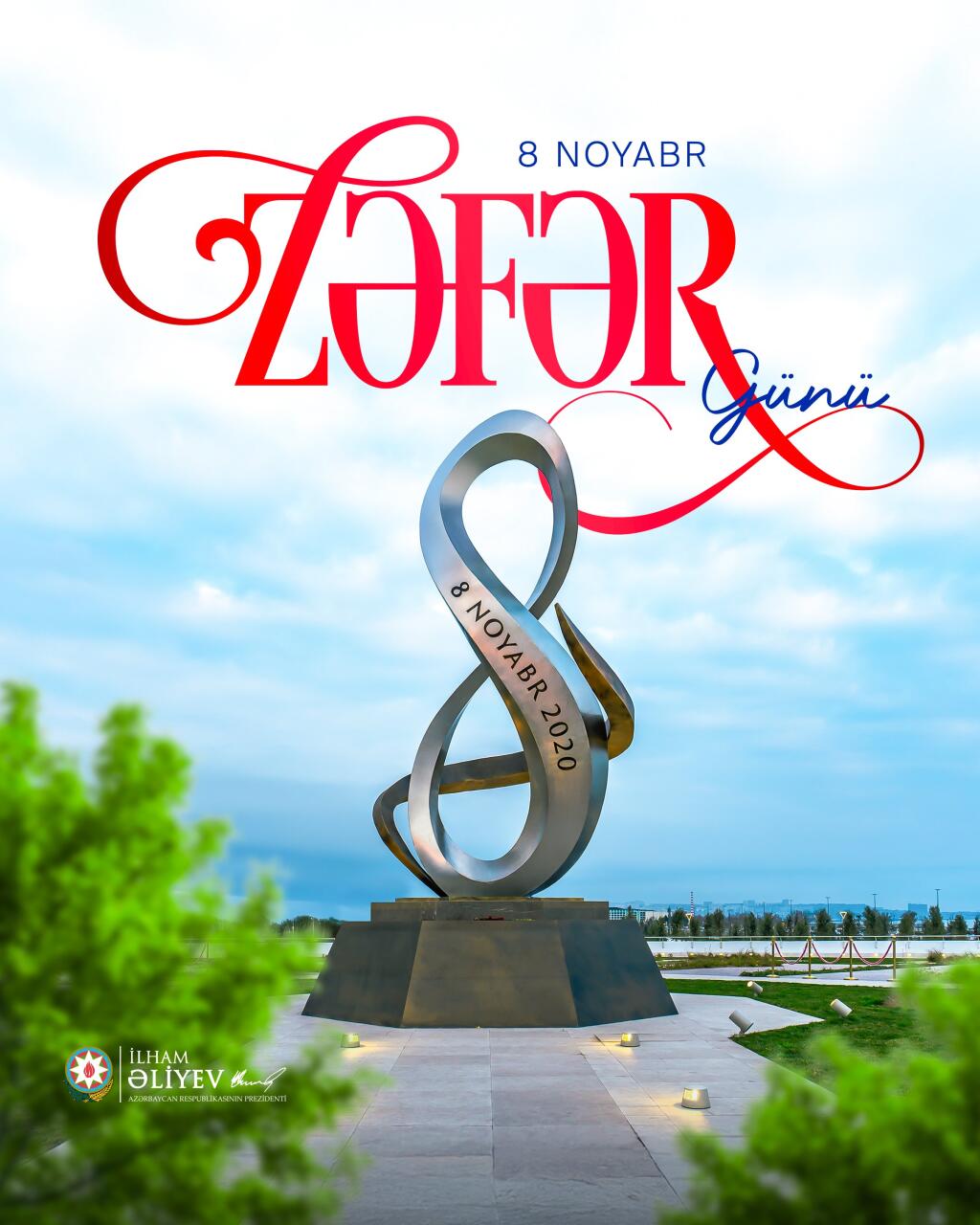 Президент Ильхам Алиев поделился публикацией по случаю 8 Ноября - Дня Победы