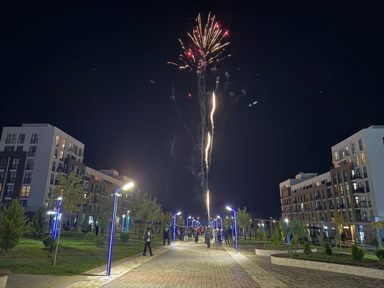 Füzulidə Zəfər Gününə həsr olunan atəşfəşanlıq keçirilib