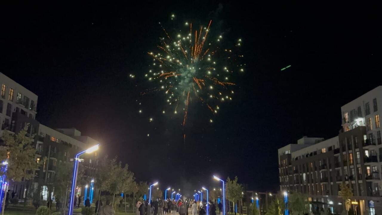 Füzulidə Zəfər Gününə həsr olunan atəşfəşanlıq keçirilib