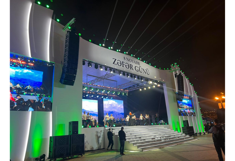 В Баку проходит праздничный концерт, посвященный Дню Победы