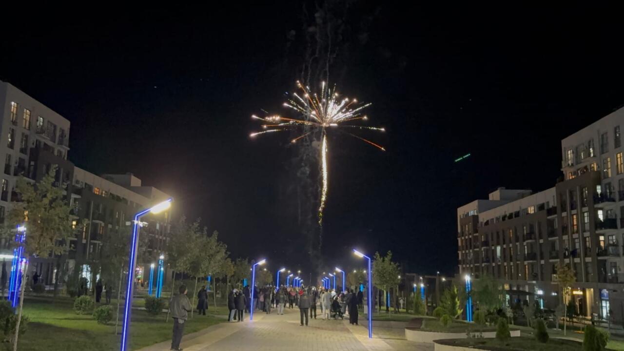 Füzulidə Zəfər Gününə həsr olunan atəşfəşanlıq keçirilib