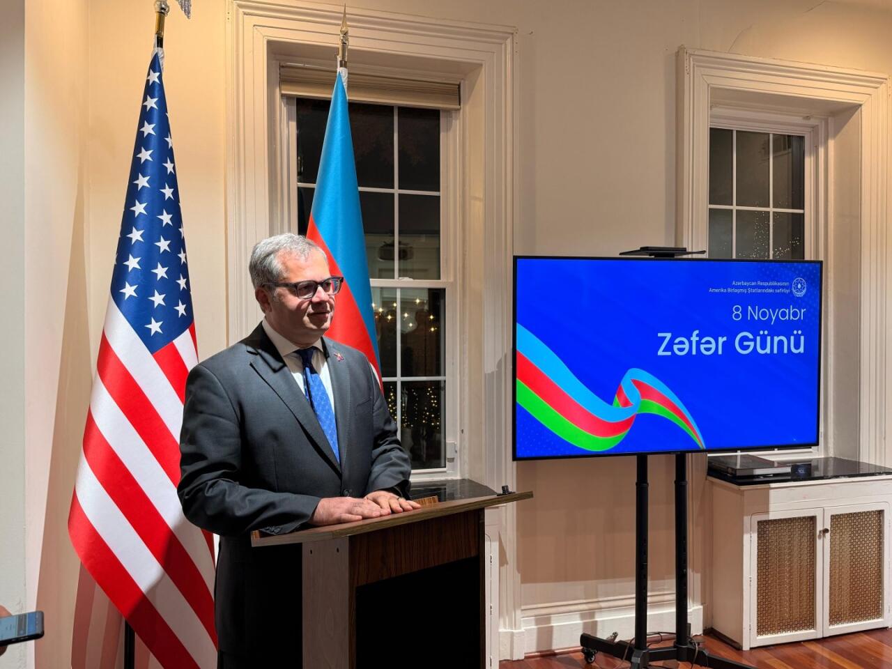 Azərbaycanın ABŞ-dəki Səfirliyində Zəfər Günü qeyd olunub