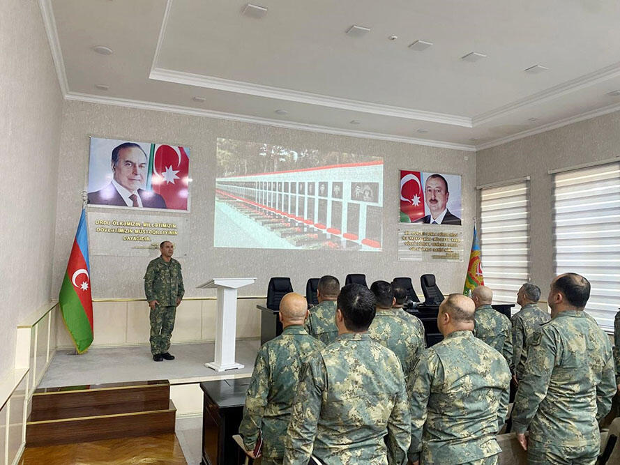 8 Noyabr - Zəfər Gününün beşinci ildönümü Azərbaycan Ordusunda təntənəli şəkildə qeyd edilib