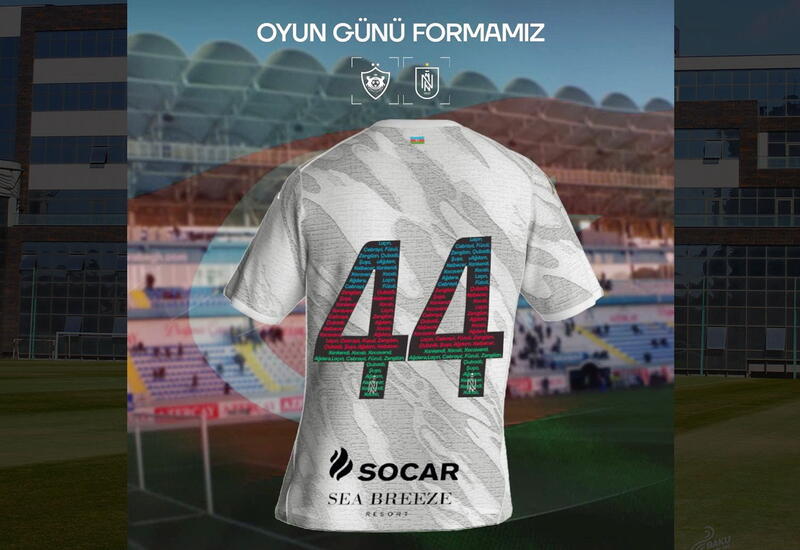 "Нефтчи" выйдет на матч с "Карабахом" в специальной форме