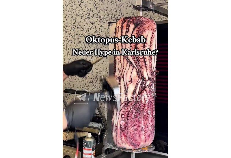 В Германии и Великобритании в моду вошла шаурма с щупальцами осьминога