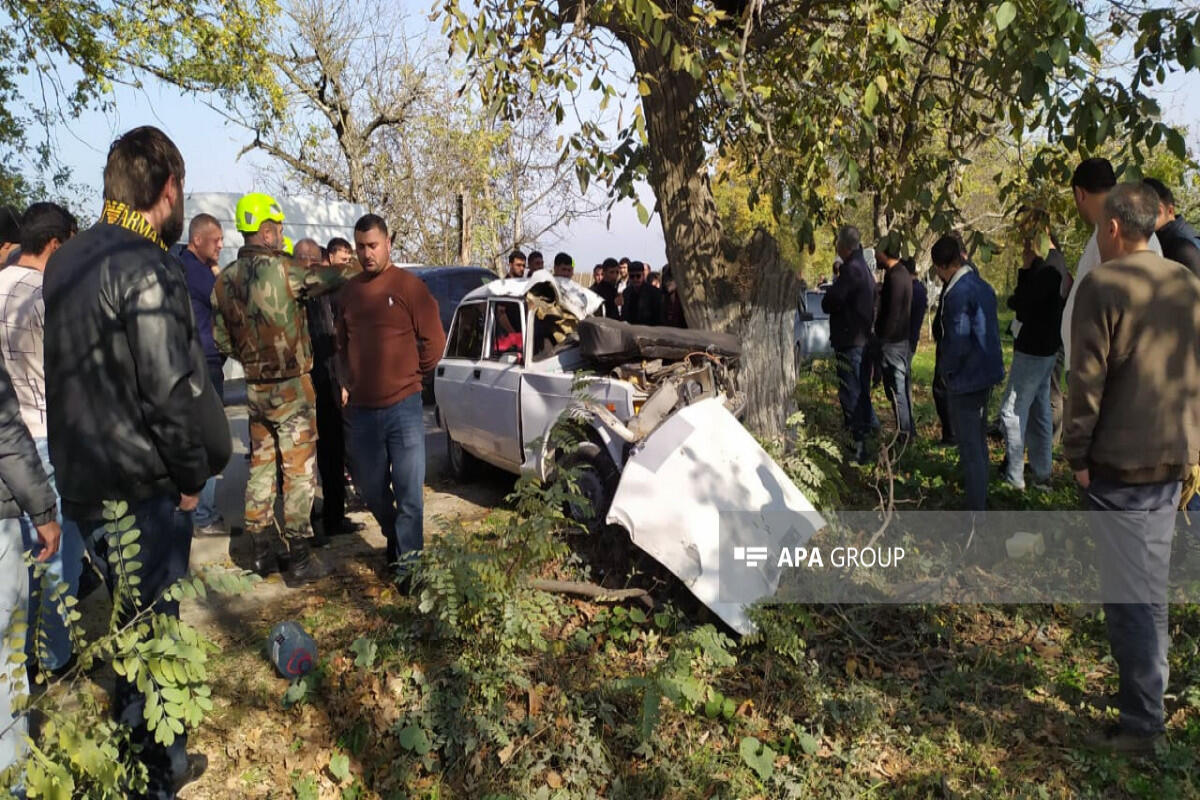 В Губе свадебный кортеж попал в аварию,