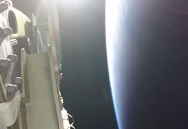 Уникальные кадры выхода астронавта в космос