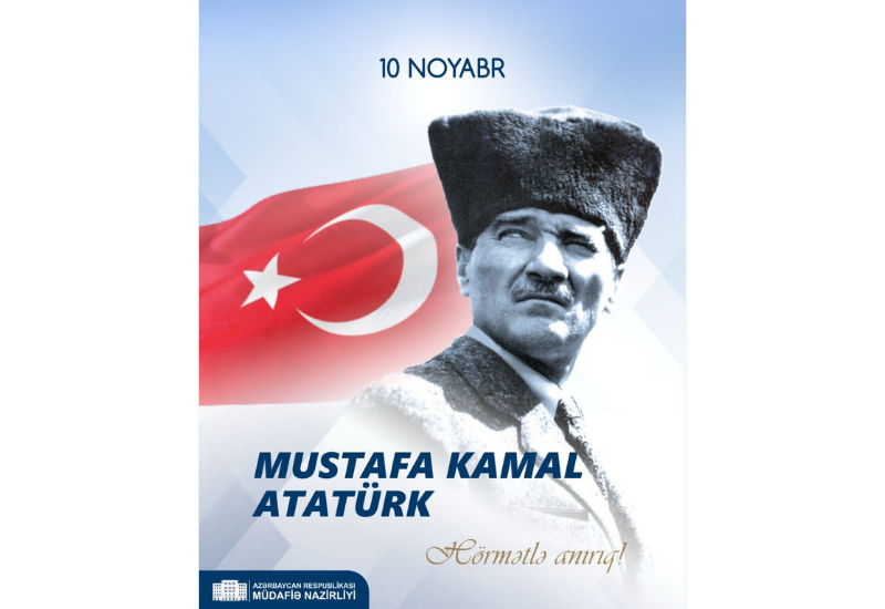 Минобороны поделилось публикацией в связи с годовщиной смерти Ататюрка