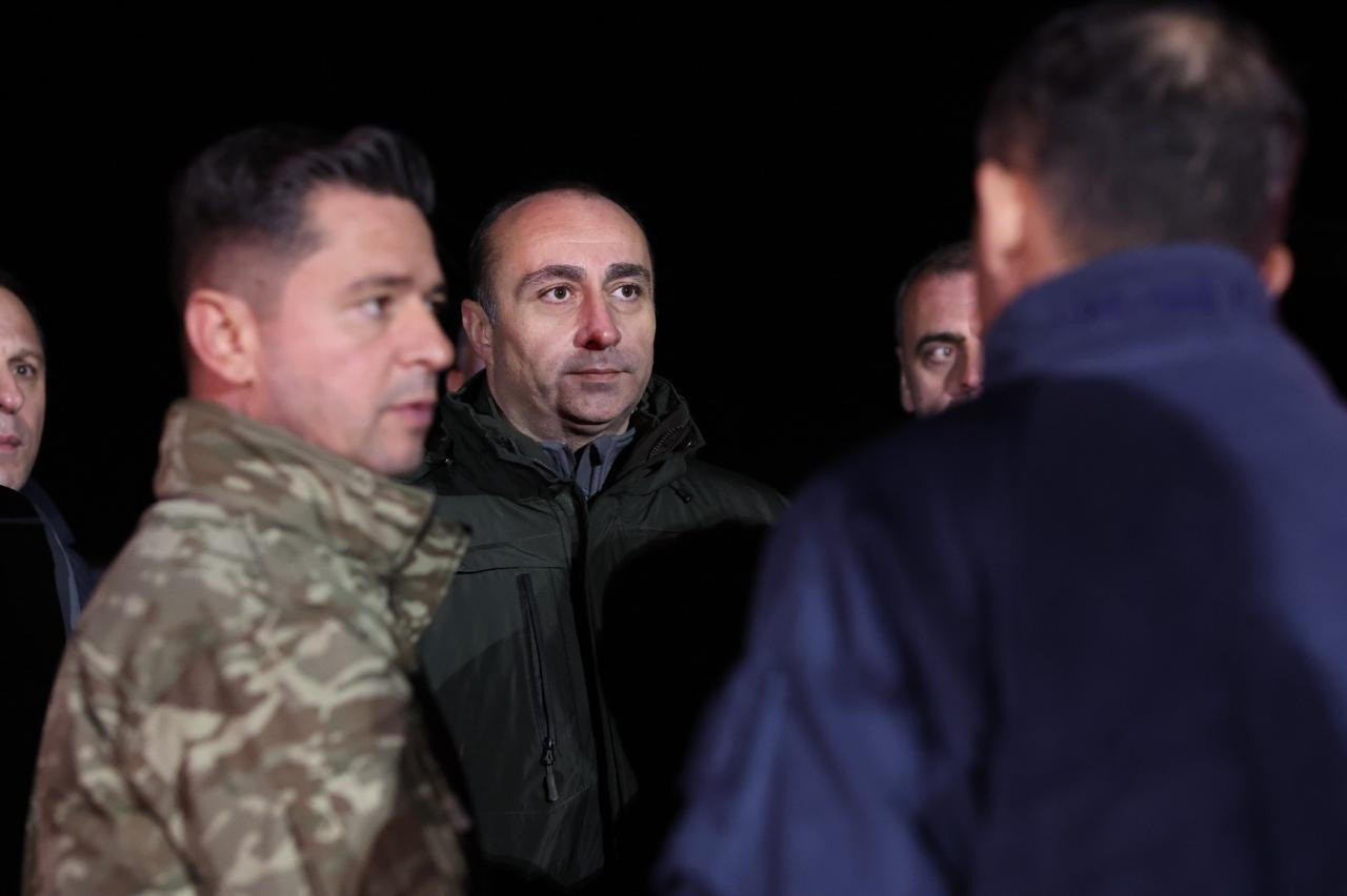 Глава МВД Грузии находится на месте авиакатастрофы