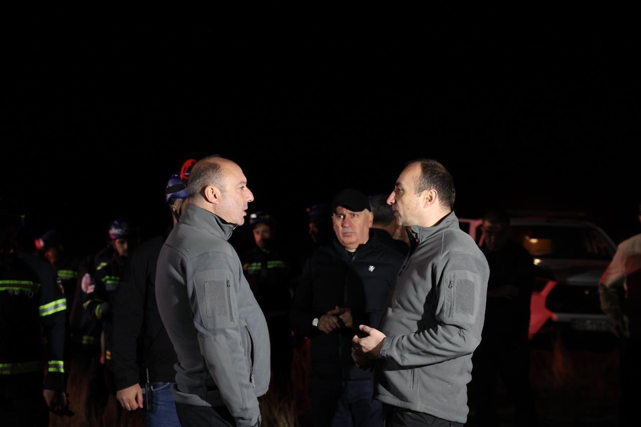 Глава МВД Грузии находится на месте авиакатастрофы