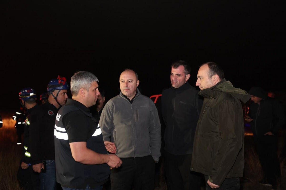 Глава МВД Грузии находится на месте авиакатастрофы