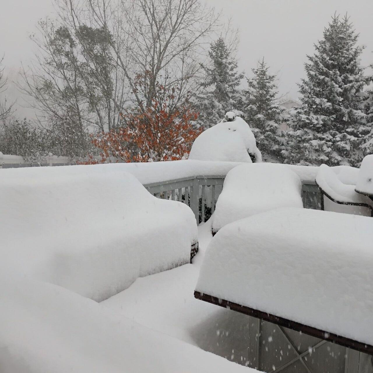 США заваливает снегом