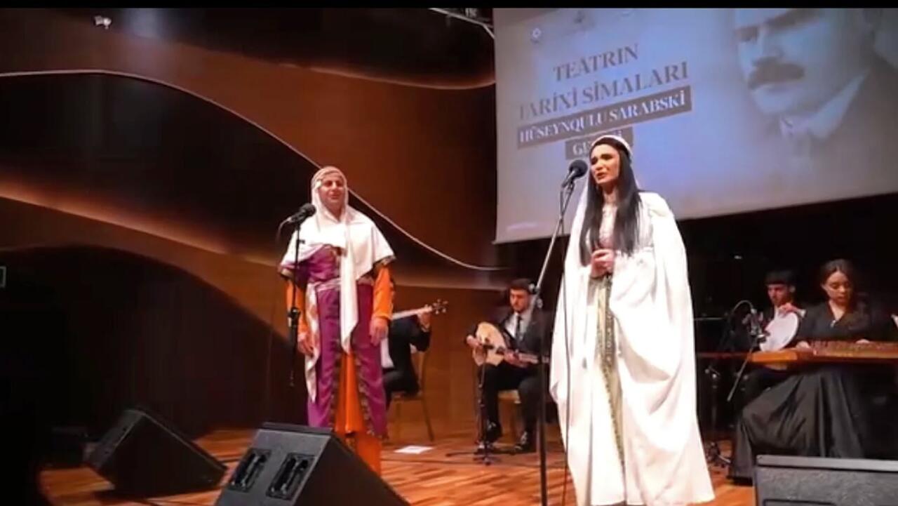 В рамках проекта "Исторические лица театра" представлен концерт памяти Гусейнгулу Сарабского