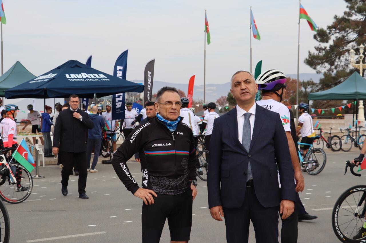 В Ханкенди проведен финальный этап велопробега «По следам Победы»