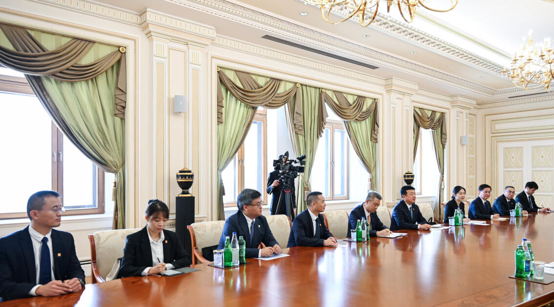 Президент Ильхам Алиев принял делегацию китайской компании China Datang Corporation Ltd.