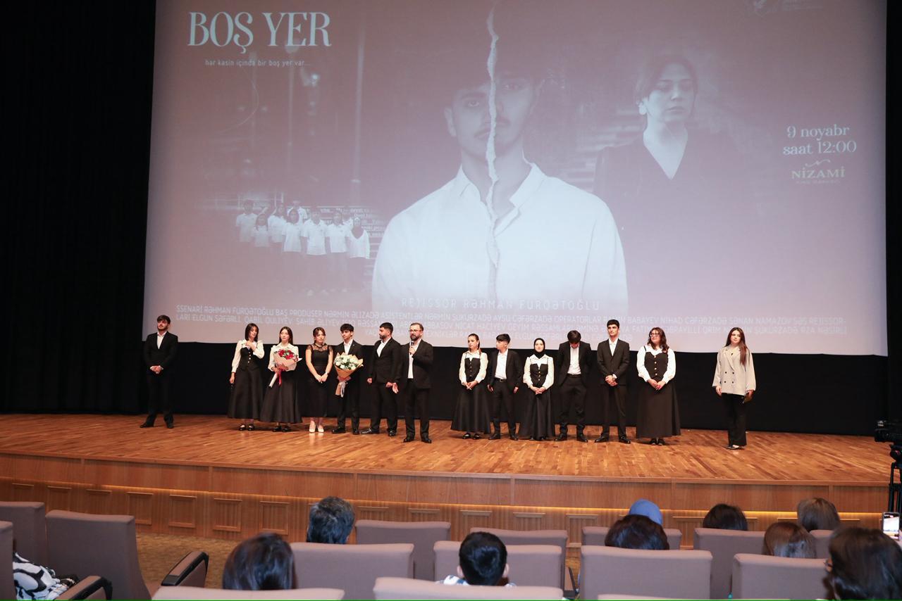 Состоялась премьера первого в Азербайджане полнометражного художественного фильма, полностью созданного студентами