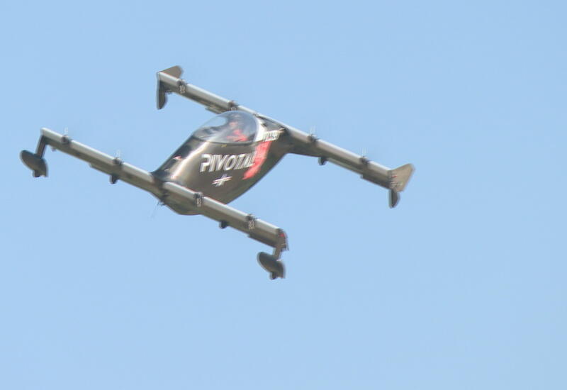 В США провели тестовый полет летающего автомобиля