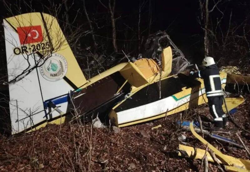 Турецкий противопожарный самолет упал в Хорватии