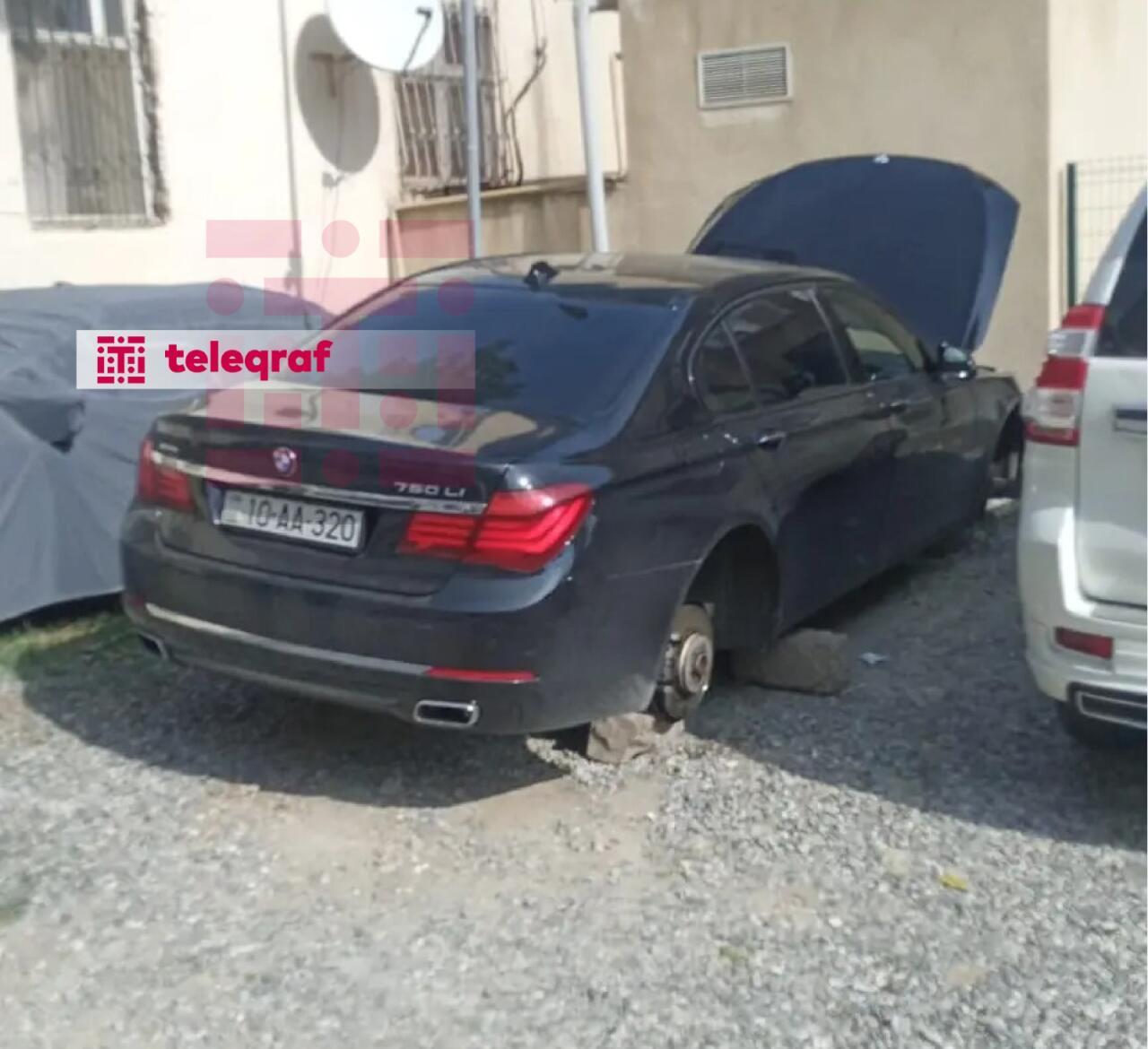Küçədə yararsız vəziyyətdə qalan "BMW" yüksək vəzifəli şəxsin qardaşının imiş...