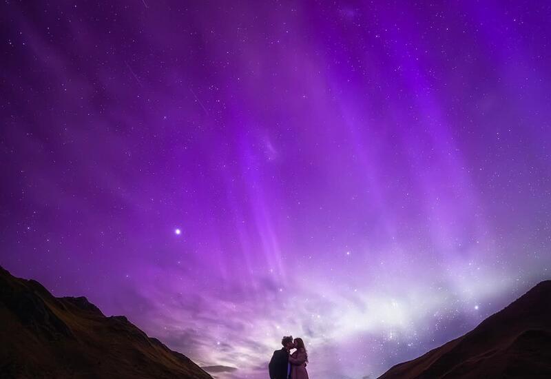 Красота южного полярного сияния