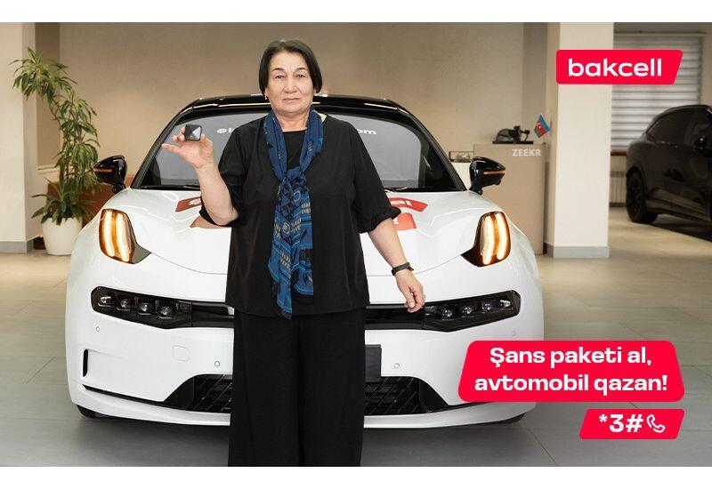 Абонент Bakcell выиграл 6-й роскошный автомобиль!