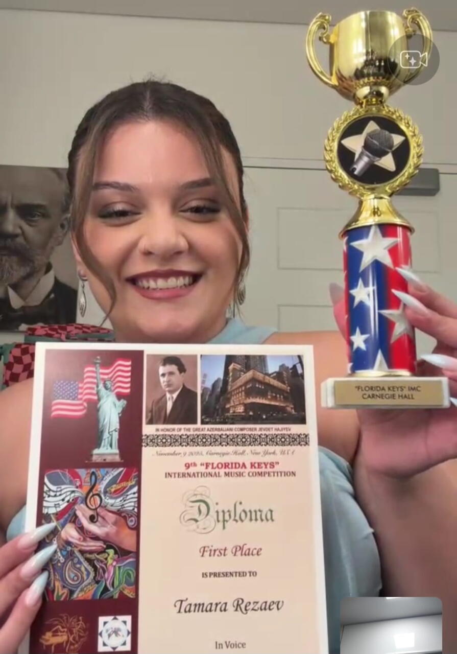 Воспитанники Айбениз Гашимовой стали победителями Florida Keys на сцене Карнеги-холл