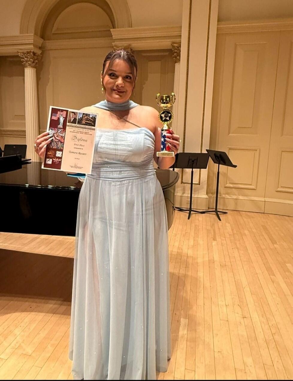 Воспитанники Айбениз Гашимовой стали победителями Florida Keys на сцене Карнеги-холл