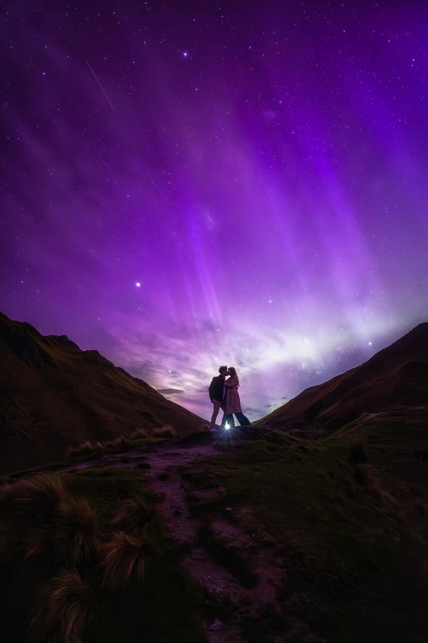 Красота южного полярного сияния