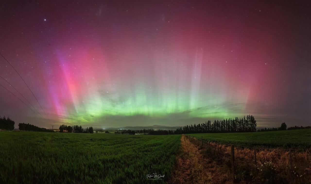 Красота южного полярного сияния