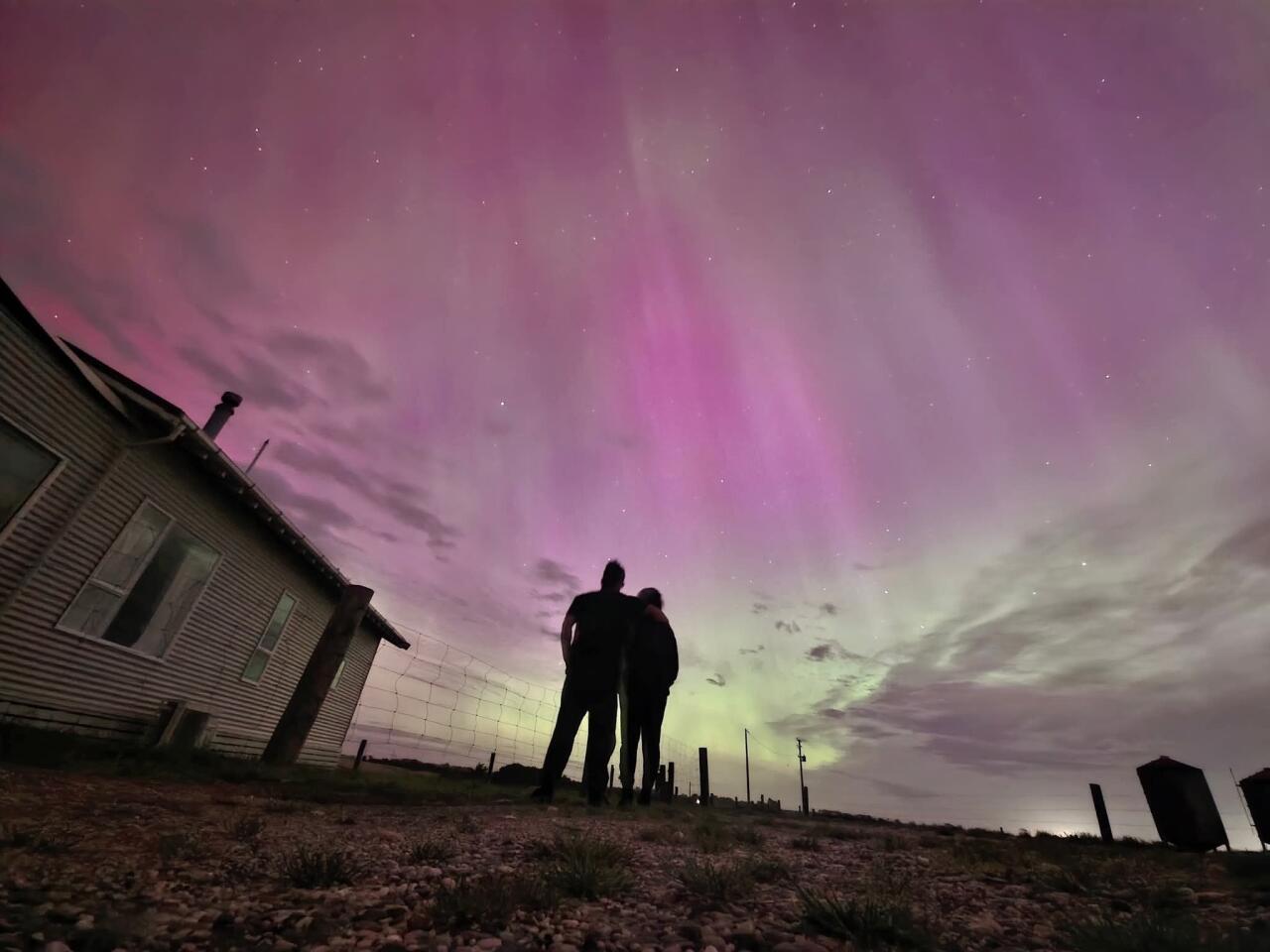 Красота южного полярного сияния