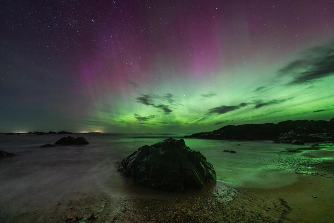 Красота южного полярного сияния