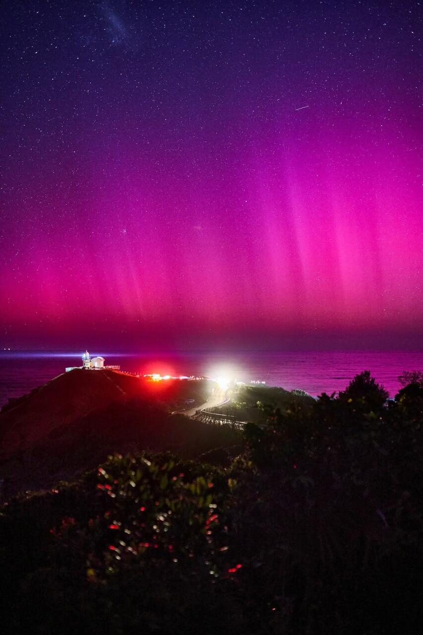 Красота южного полярного сияния