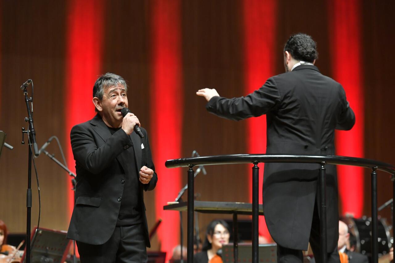 Вице-президент Фонда Гейдара Алиева Лейла Алиева присутствовала на концерте Пласидо Доминго в Центре Гейдара Алиева