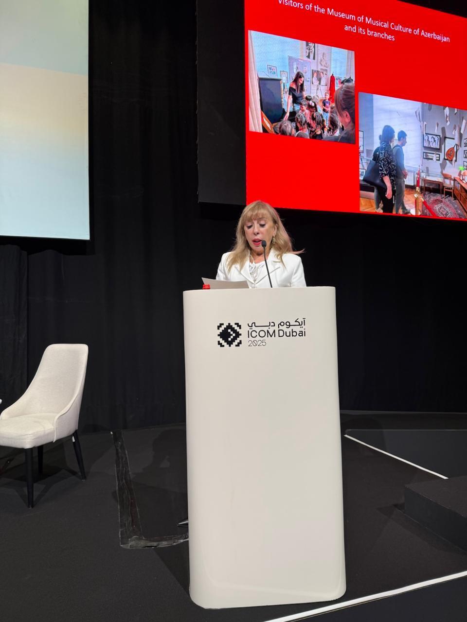 Председатель Национального комитета ICOM Азербайджана рассказала об участии в международной конференции в ОАЭ