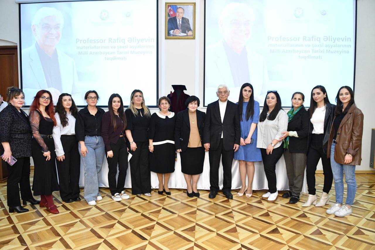 Научные материалы всемирно известного учёного Рафига Алиева переданы в музей
