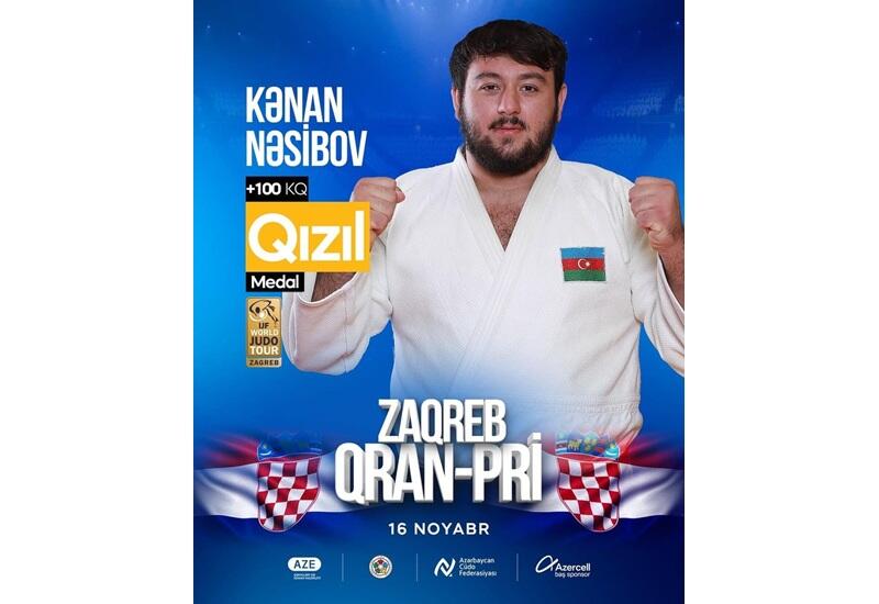 Азербайджанские дзюдоисты завоевали в Загребе 3 медали