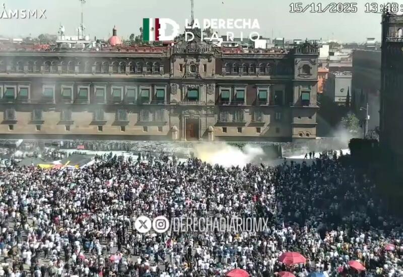 В Мехико в ходе марша "Поколения Z" пострадали не менее 100 полицейских