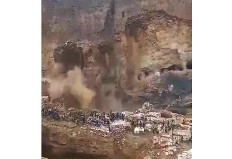 Оползень на медном руднике в ДР Конго