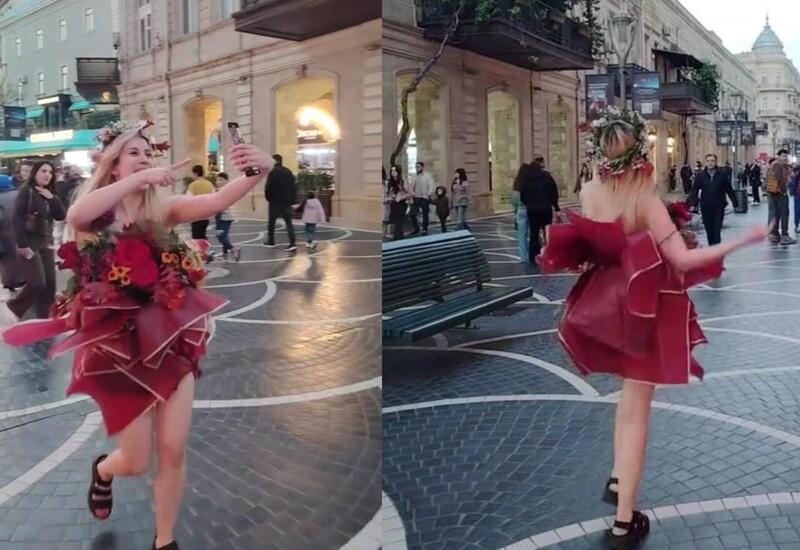 Выходка блогерши в Баку возмутила соцсети