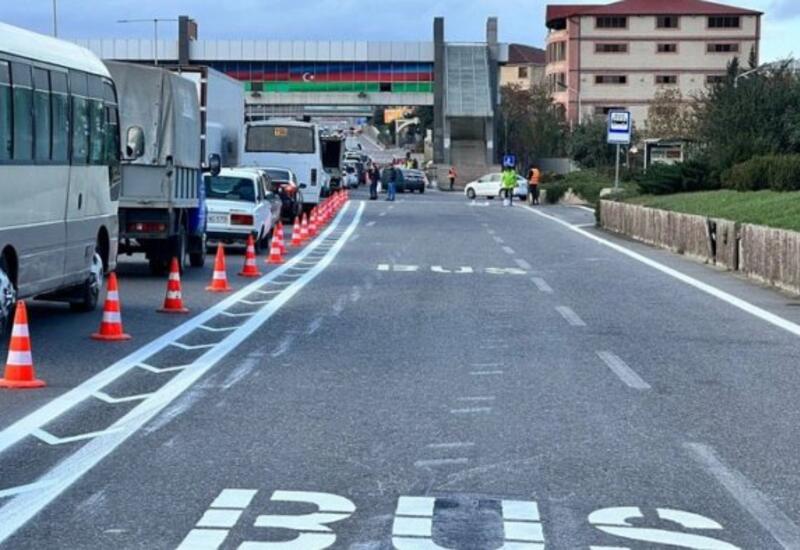 Bakı-Sumqayıt yolundakı yeni avtobus zolağı ilə bağlı