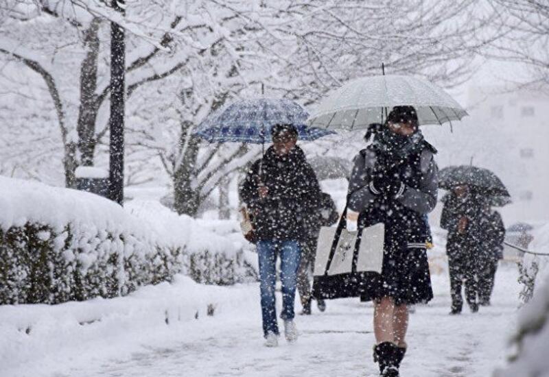 В Баку пойдет снег